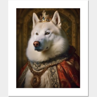Siberian Husky The King Posters and Art